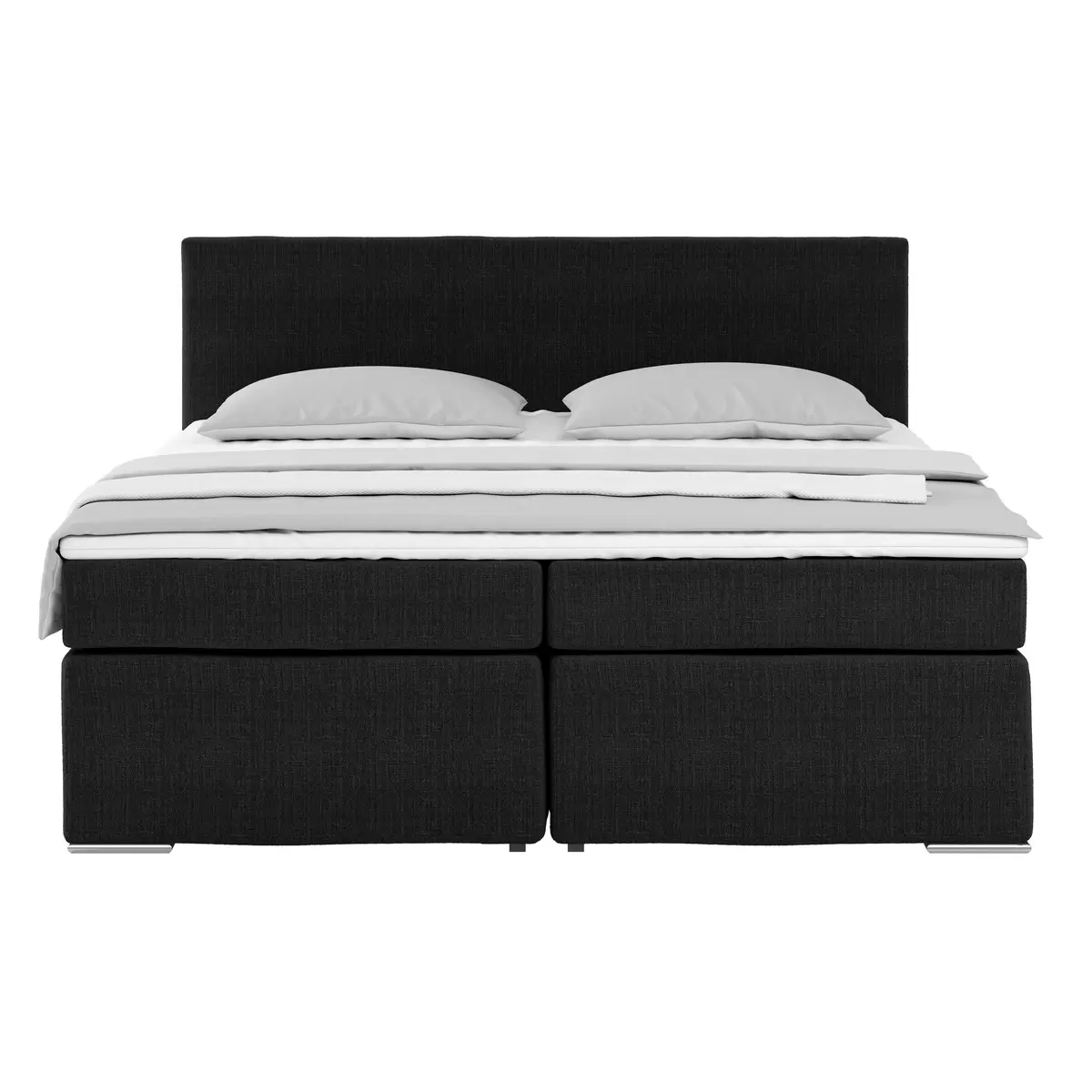 Boxspringbett Nero 180 x 200 Schwarz