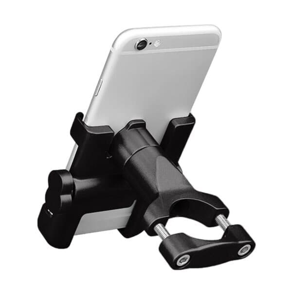 Mobiltelefonholder i aluminium til motorcykel