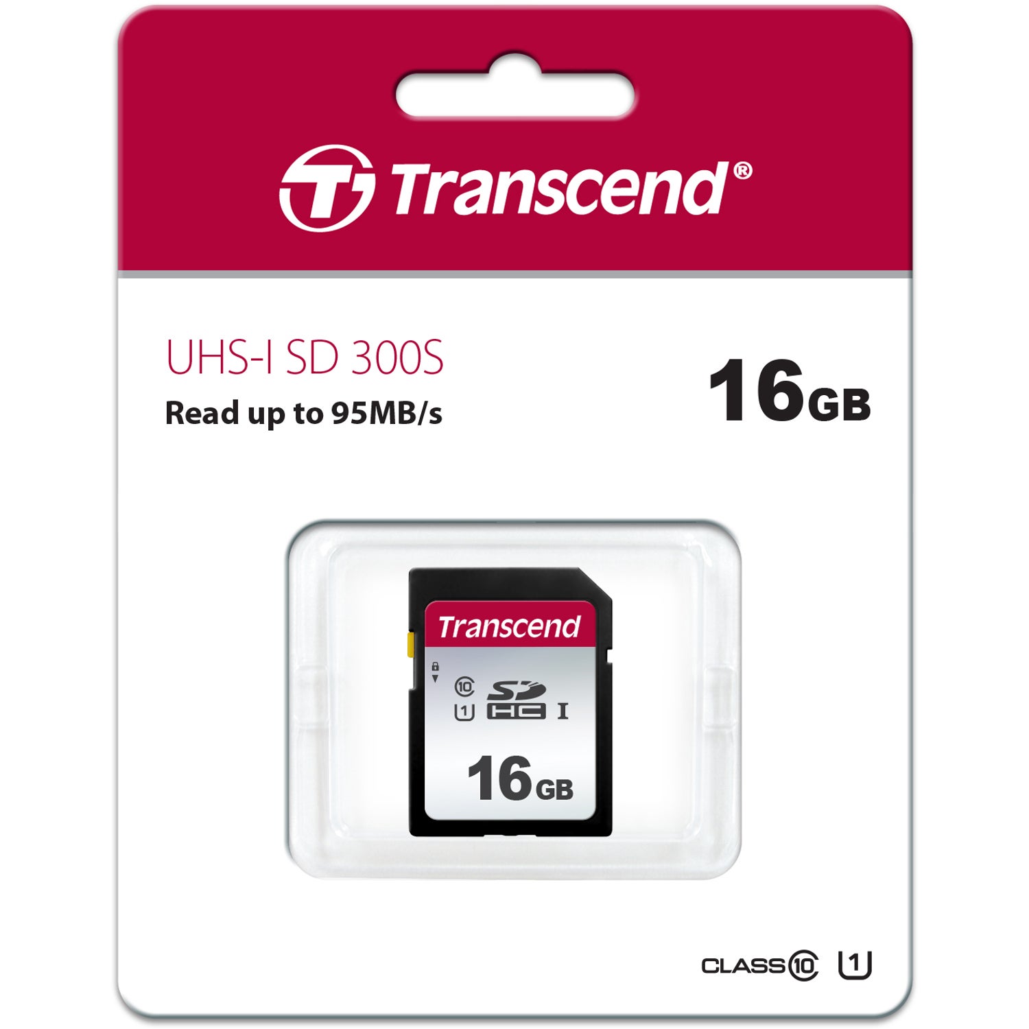 Transcend SDC300S 16GB SD-kaart UHS-1 U1
