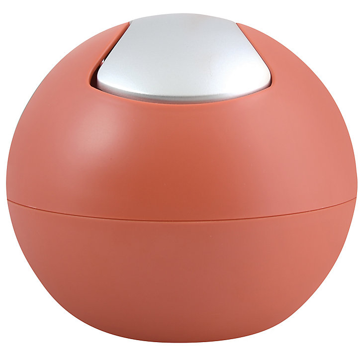 Poubelle de salle de bains mini 1L ronde diam. 16cm, terracotta, Spirella