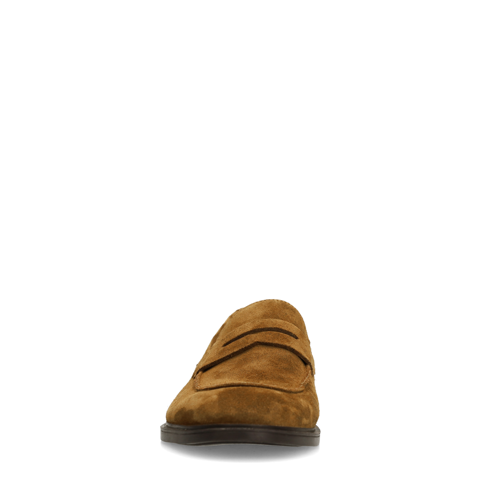 Cognac suède loafers