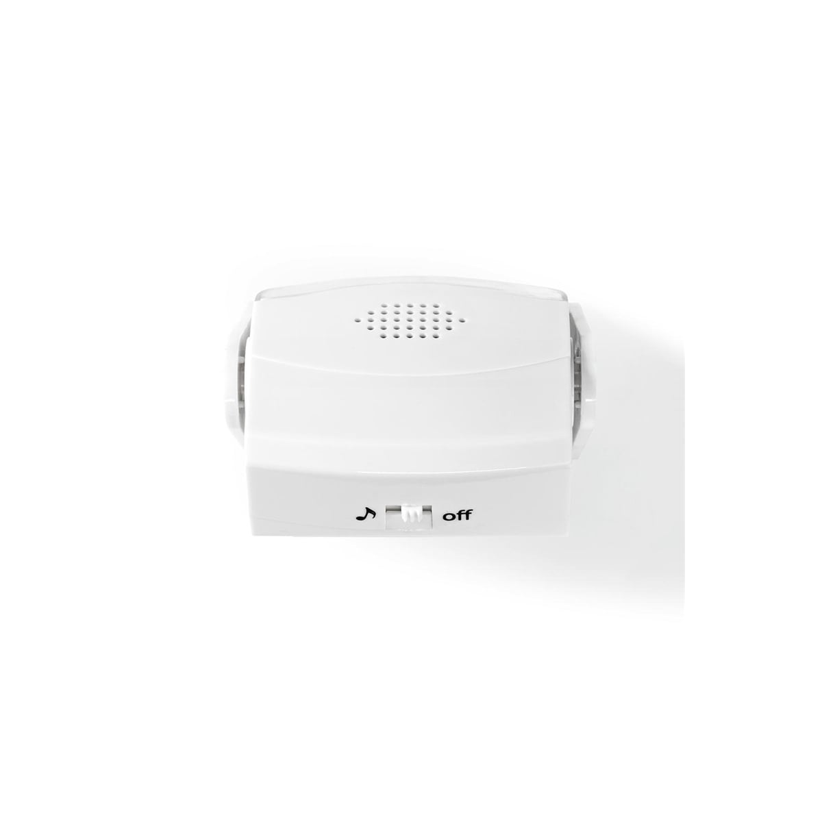 Nedis Bevegelsesdetektor Alarm | Batteri drevet | 3x AAA/LR03 | 80 dB | Detektorrekkevidde: 1.10 m | Detektorvinkel: 10 ° | Tak / Vegg | Hvit
