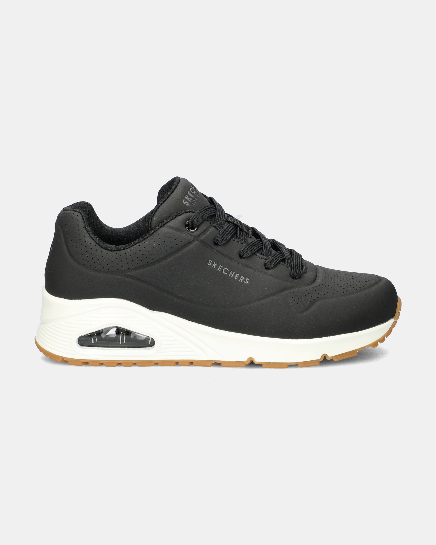Skechers Street Uno Lage sneakers  - zwart