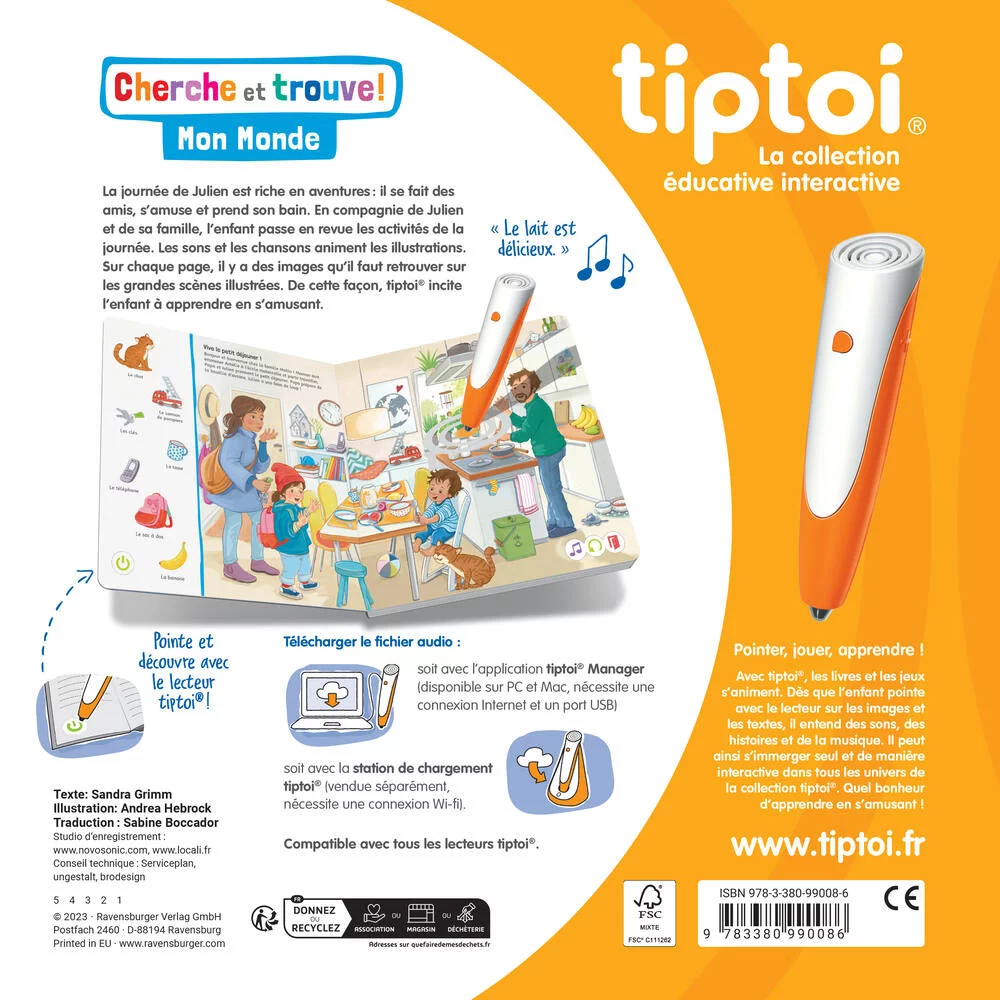 TIPTOI® CHERCHE ET TROUVE MON MONDE