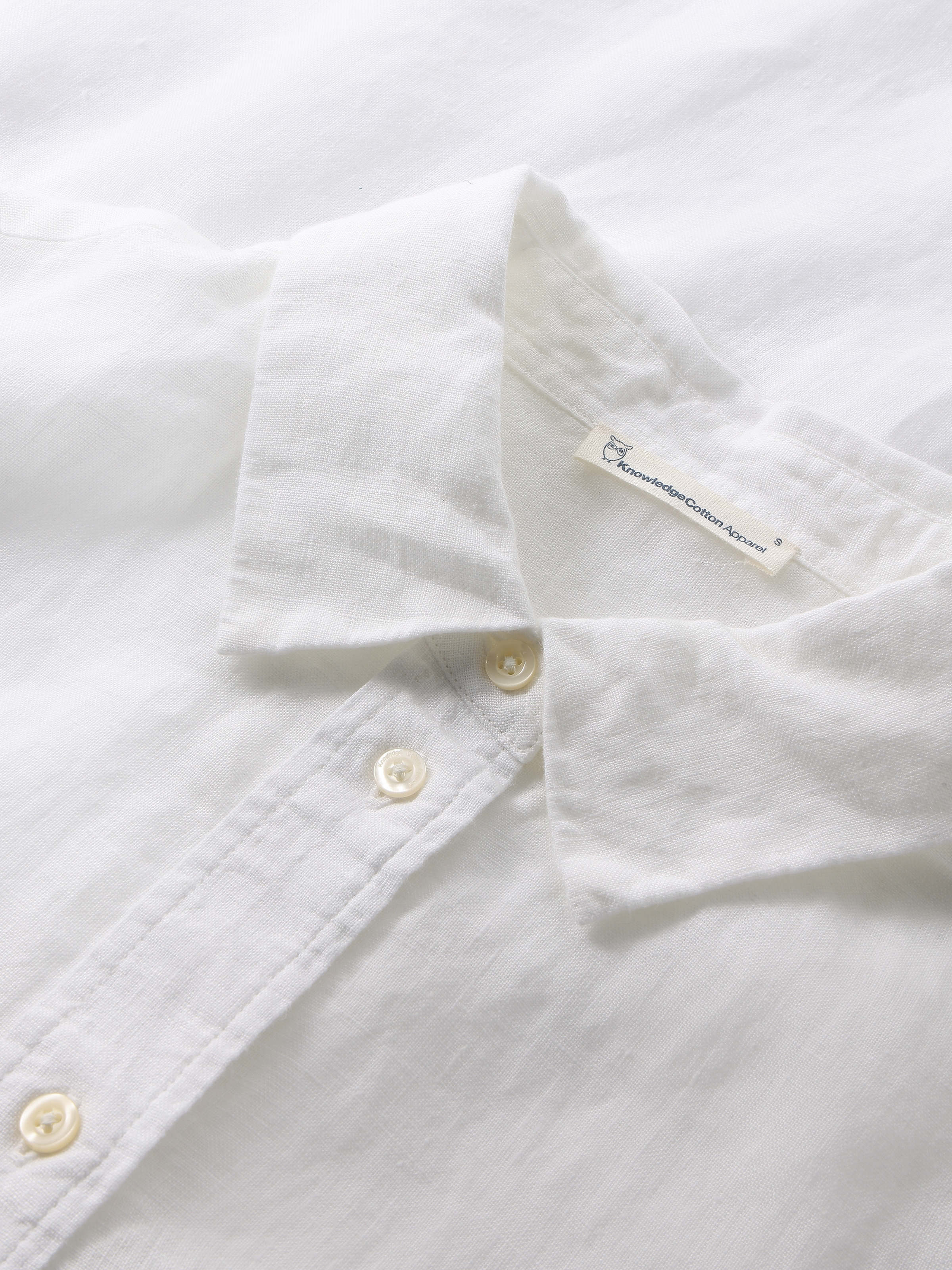 Loose Linen Long Sleeved Shirt W