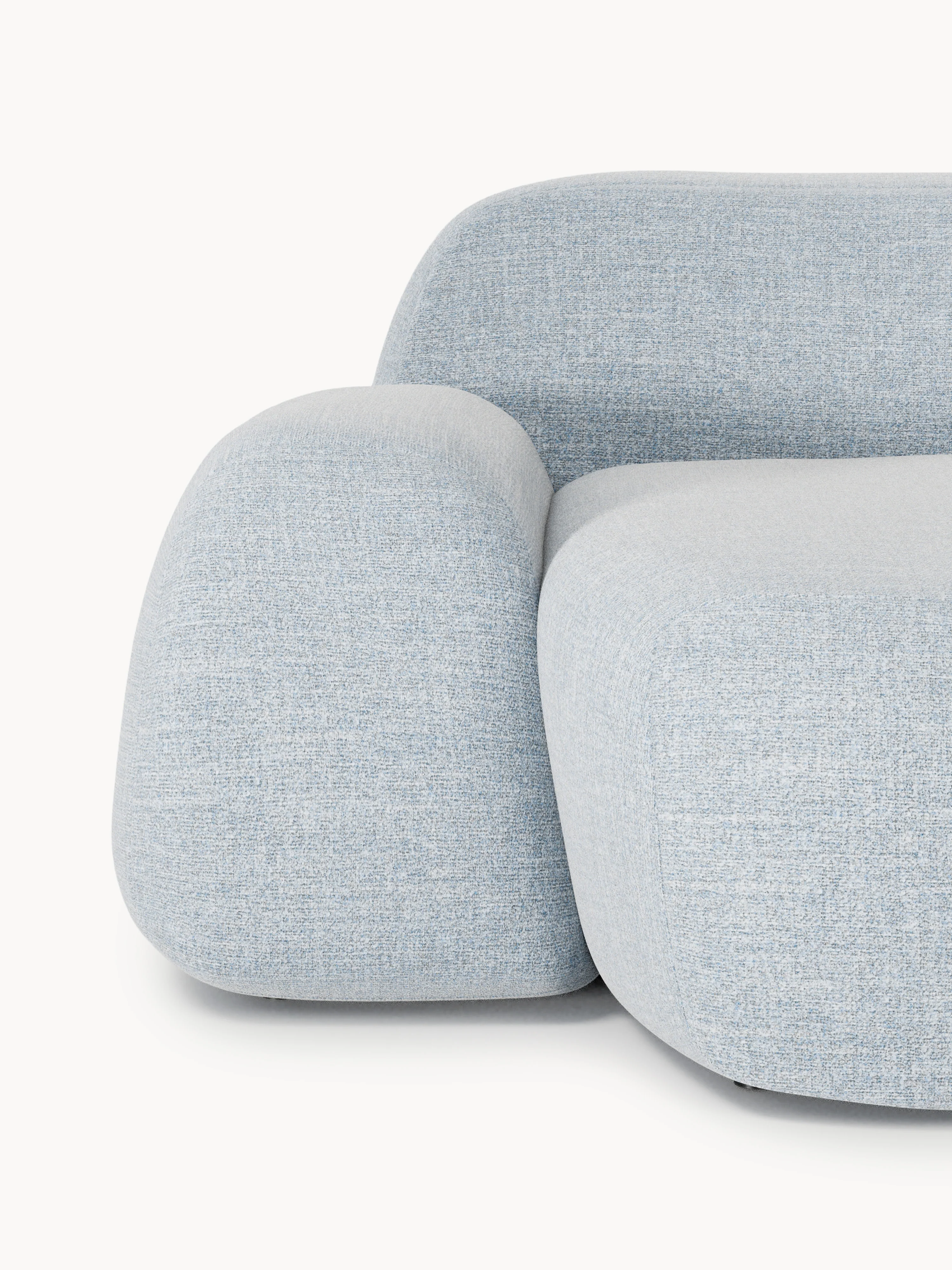 XL bouclé loungefauteuil Wolke