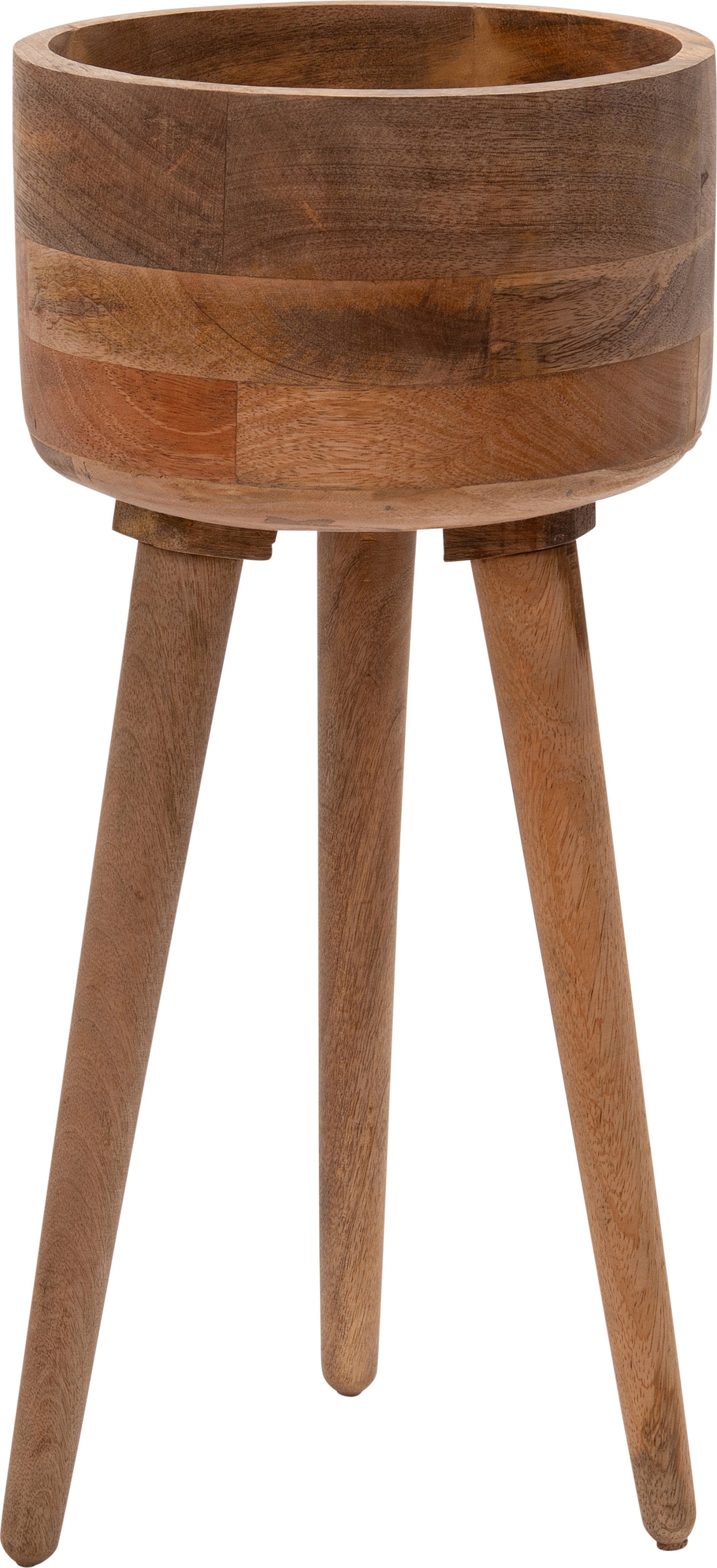 Intratuin bloempot Raaf naturel D 25 H 55 cm