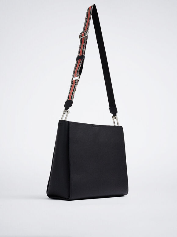 Bolsa de ombro para uso diário - Preta