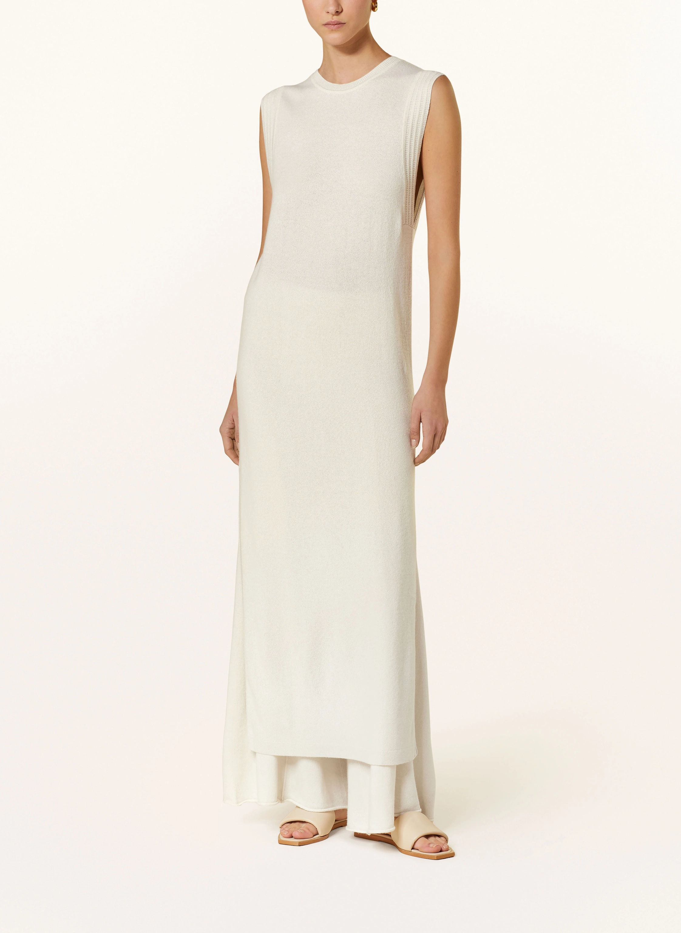 LISA YANG Strickkleid aus Cashmere mit Glitzergarn