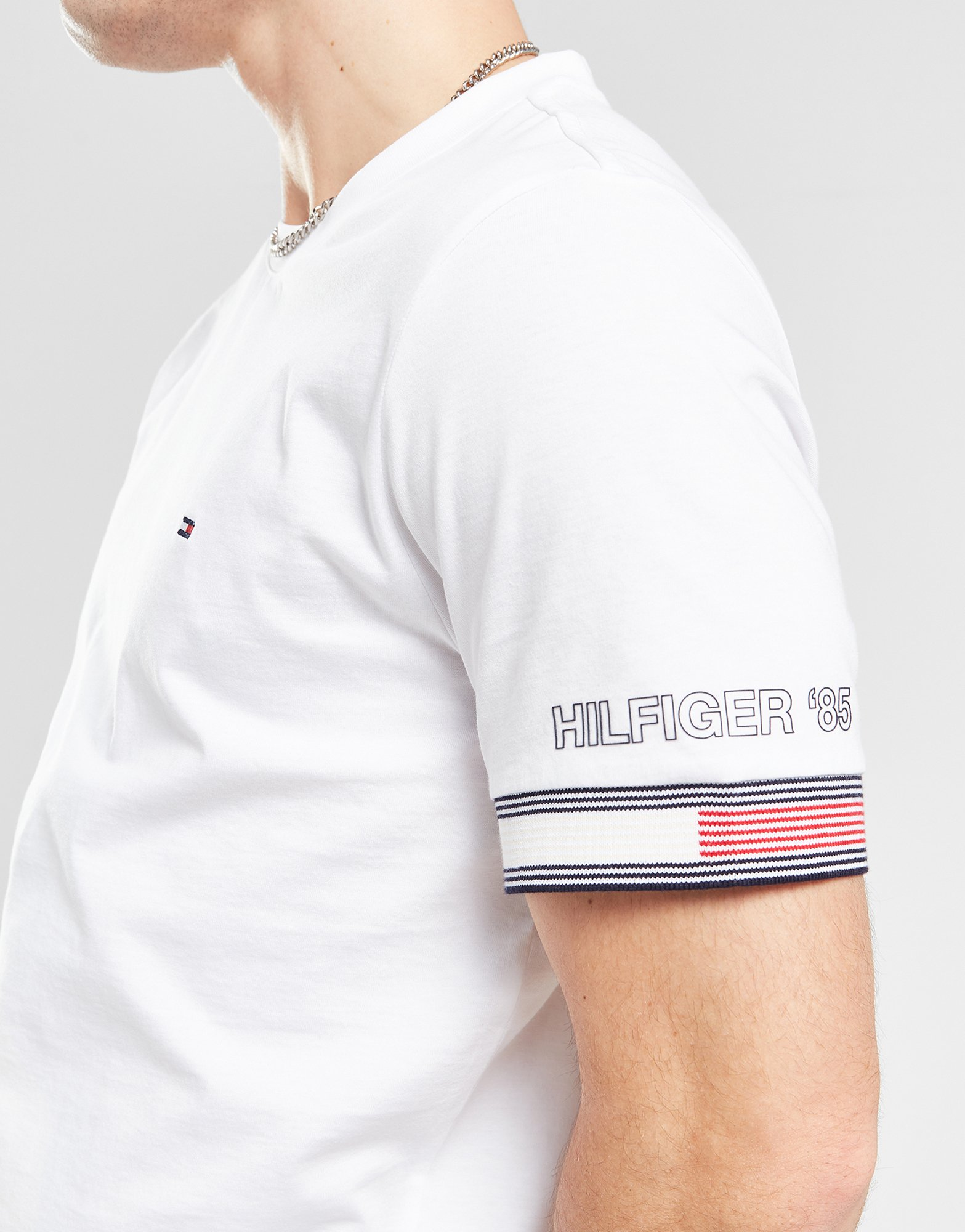 Tommy Hilfiger T-shirt Flag Cuff Homme