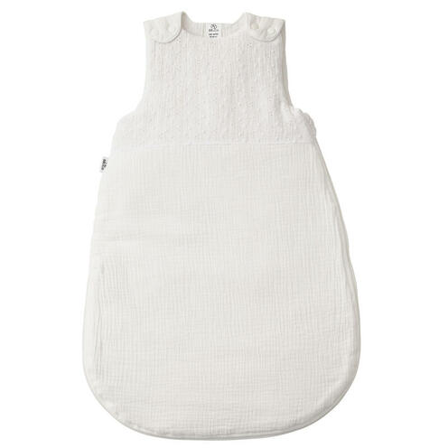 Gigoteuse gaze broderie anglaise blanc 0/6 mois - BB&CO
