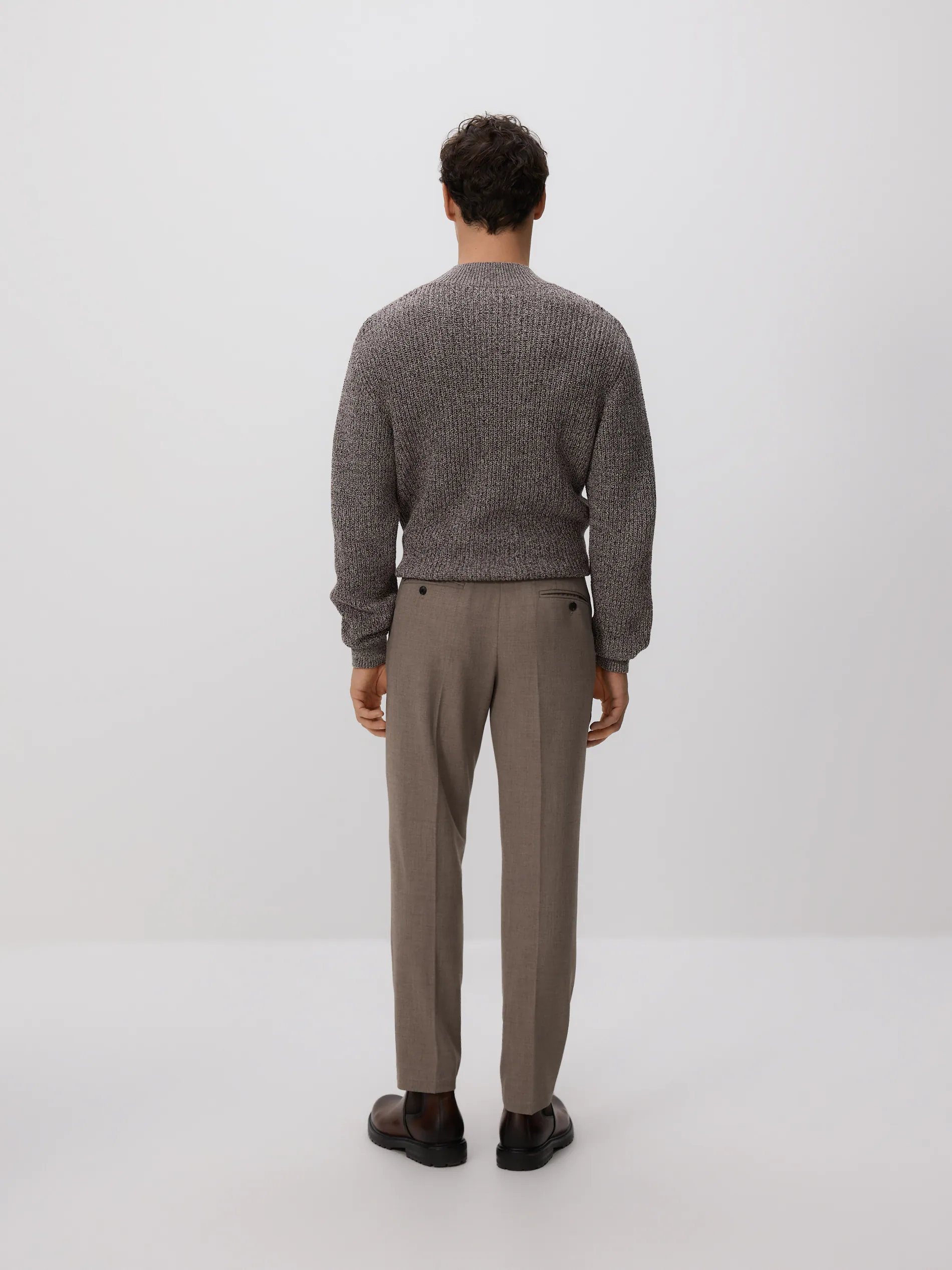Chinohose im Slim-Fit aus Viskosemischung