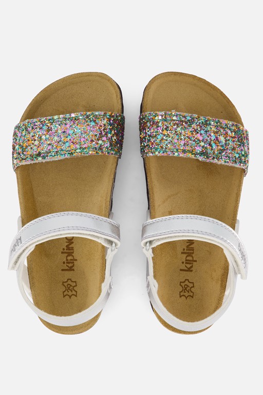 Kipling Marjorie 3 Sandalen zilver Leer