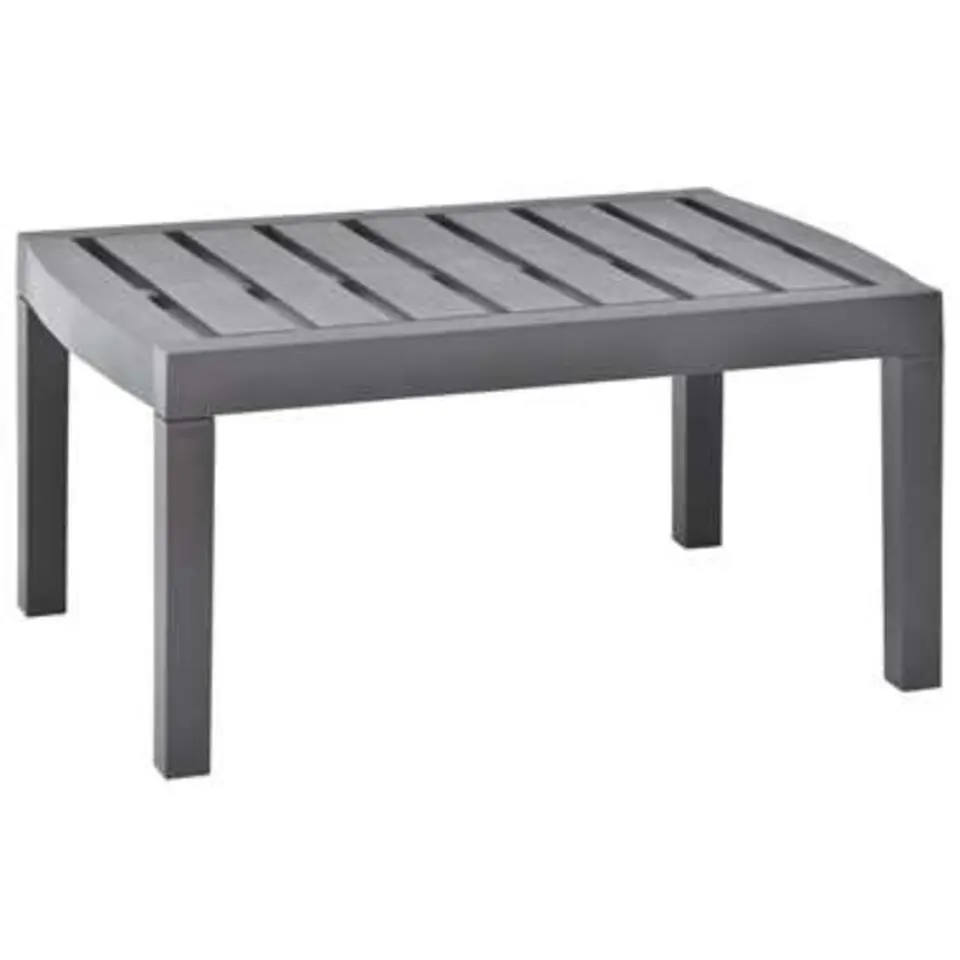 vidaXL - Salontafel - Grijs - Kunststof