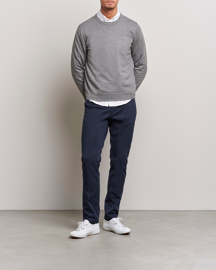GANT Slim Fit Twill Chino Marine