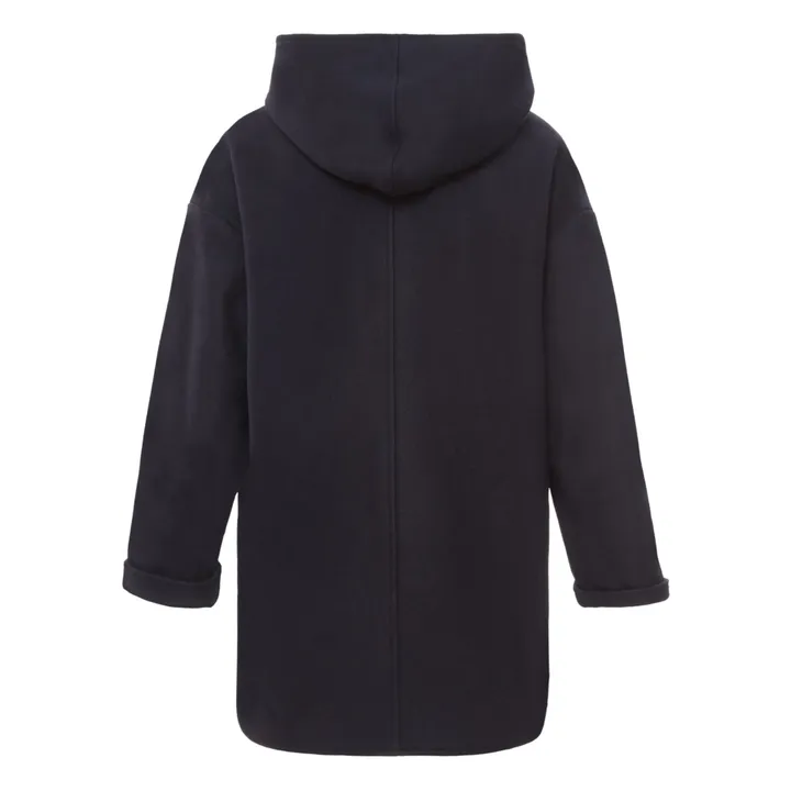 Sessùn Manteau Nu Nana Drap de Laine Recyclée | Bleu marine