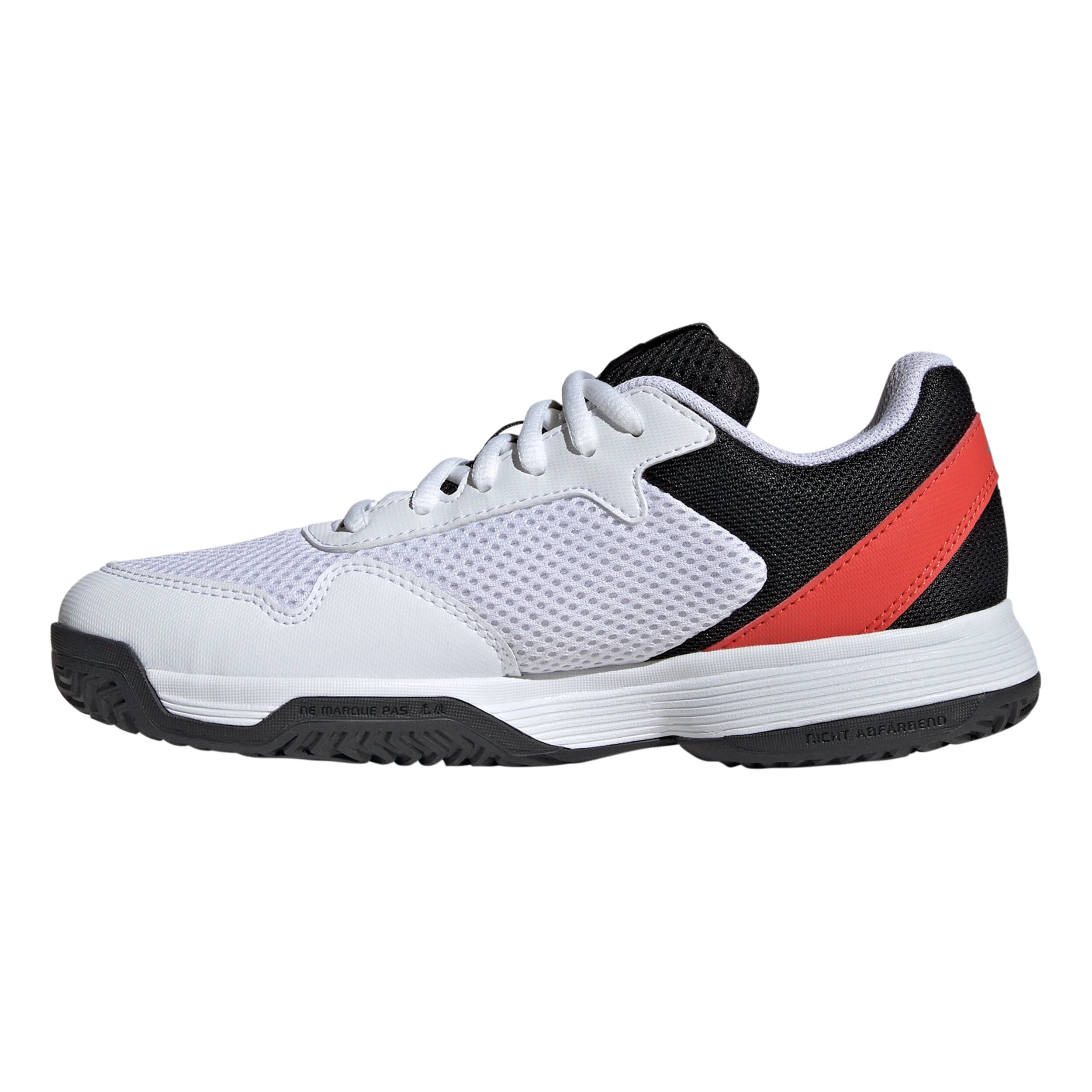adidas Courtflash Chaussures Toutes Surfaces Enfants - Blanc , Noir