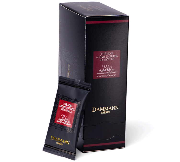 Thé noir vanille bio 24 sachets - DAMMANN FRÈRES