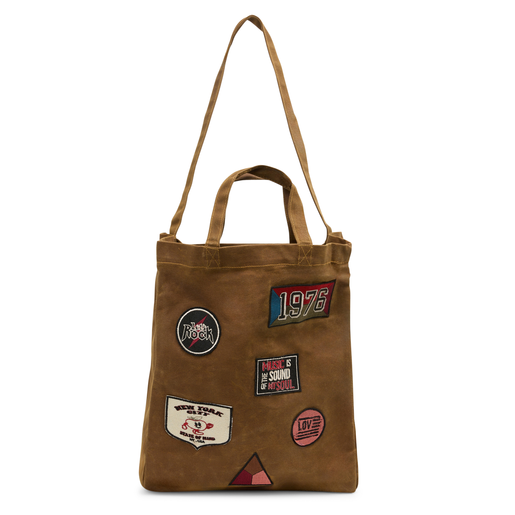 BILLY - Sac shopping en coton| Marron