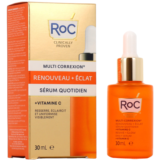 ROC sérum renouveau éclat 10% vitamine C - Anti teint terne