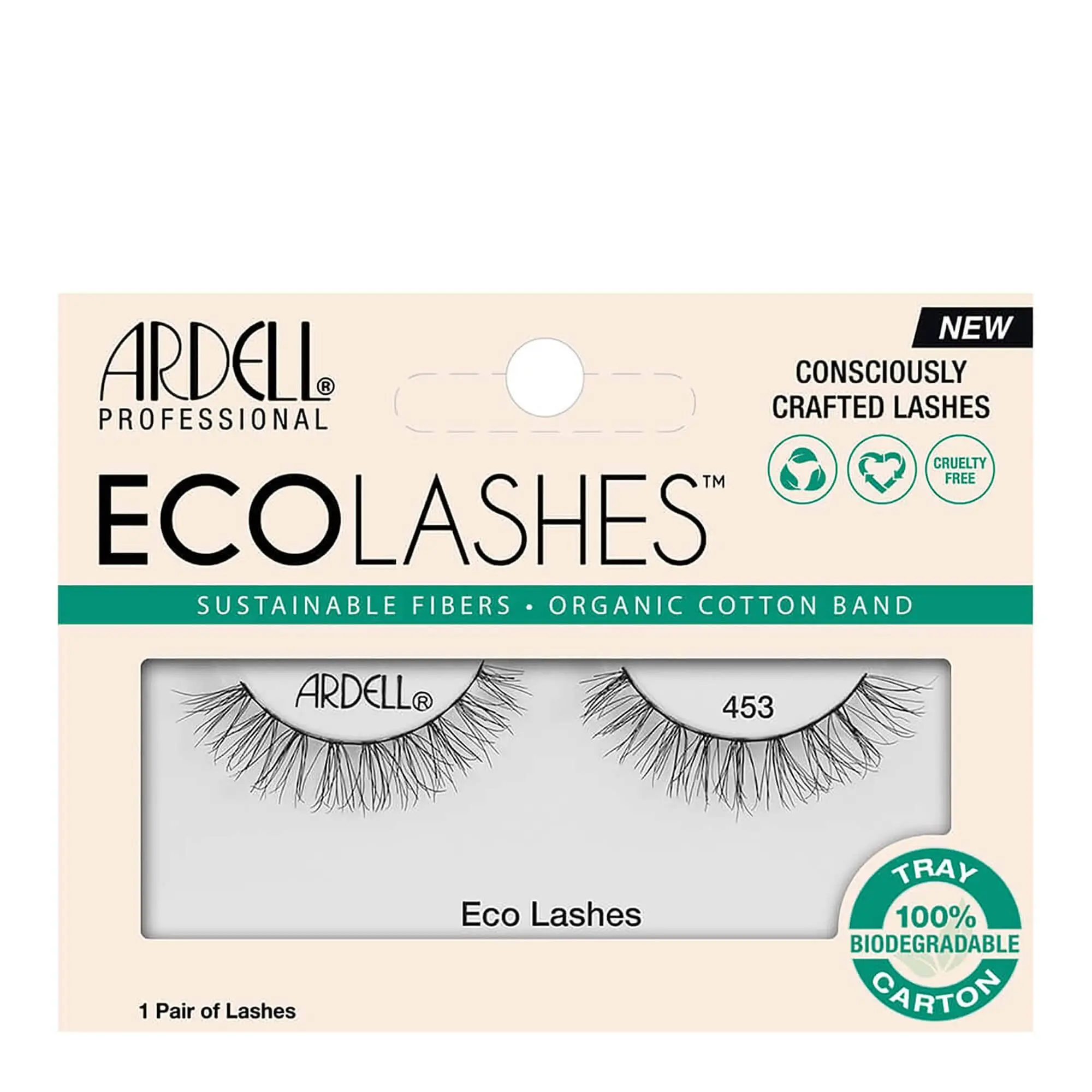 Ardell - Faux-cils EcoLashBande en Coton 453 - Faux-cils