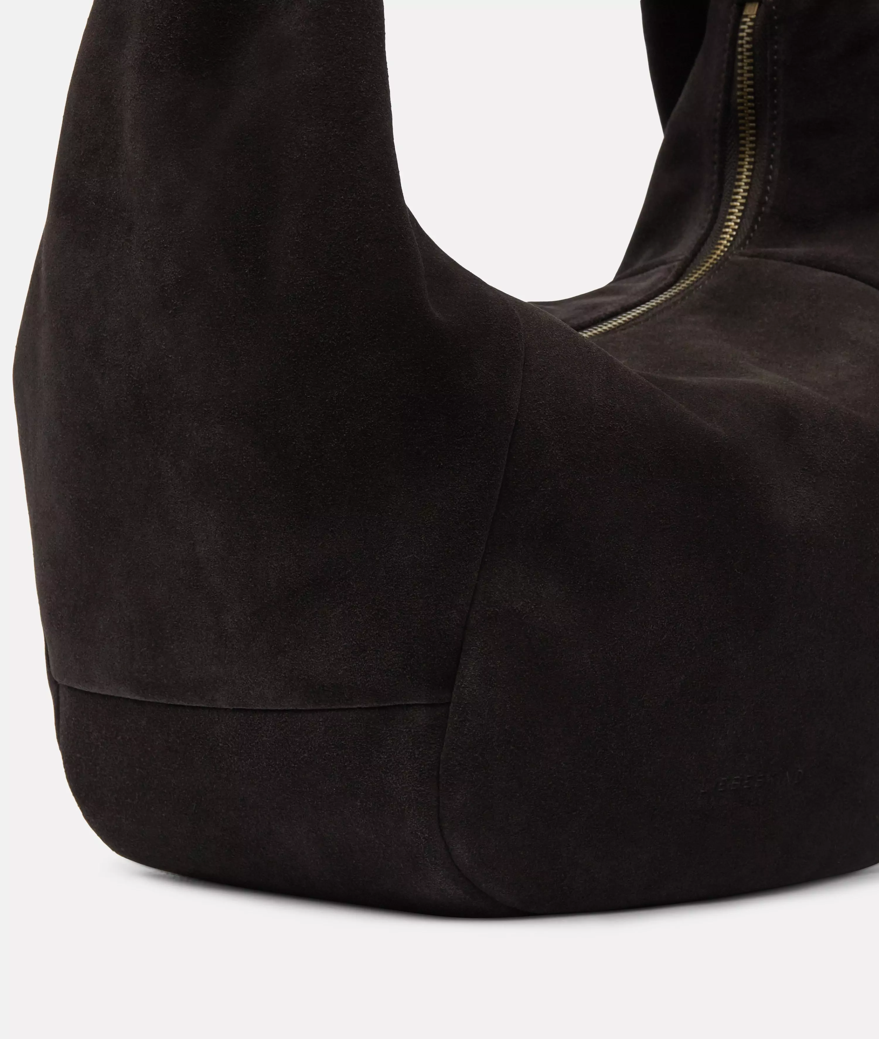Farrah II Hobo M Spacious pouch bag made from soft suede