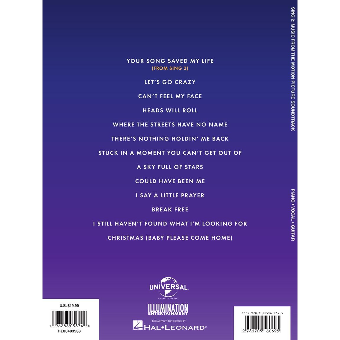 Hal Leonard Sing 2 voor piano, zang en gitaar