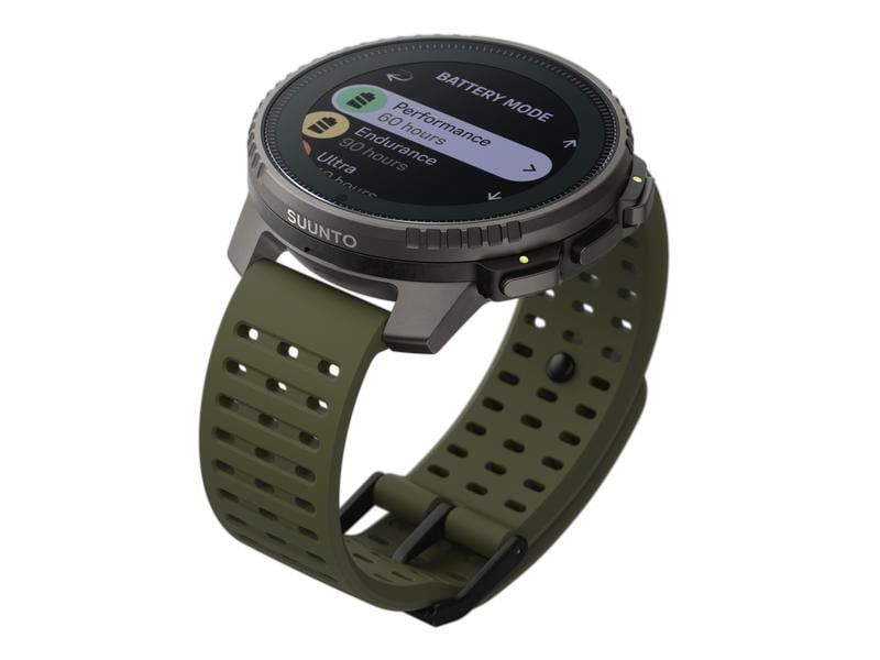 SUUNTO Sportuhr Vertical Titanium Solar Forest Abenteuer-Uhr für Outdoor-Expeditionen mit Solarladung