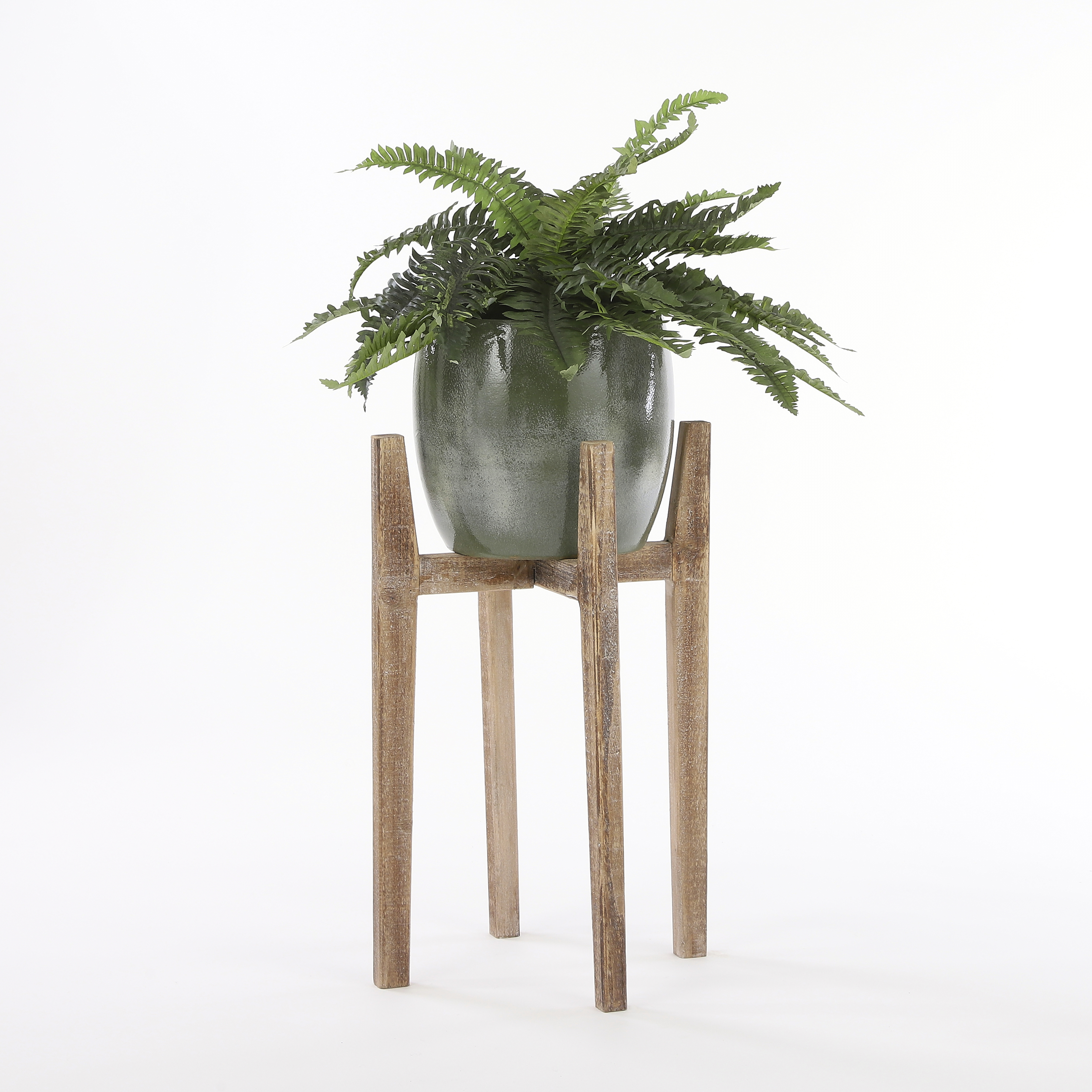 Mica decorations - fougère artificielle en pot h45
