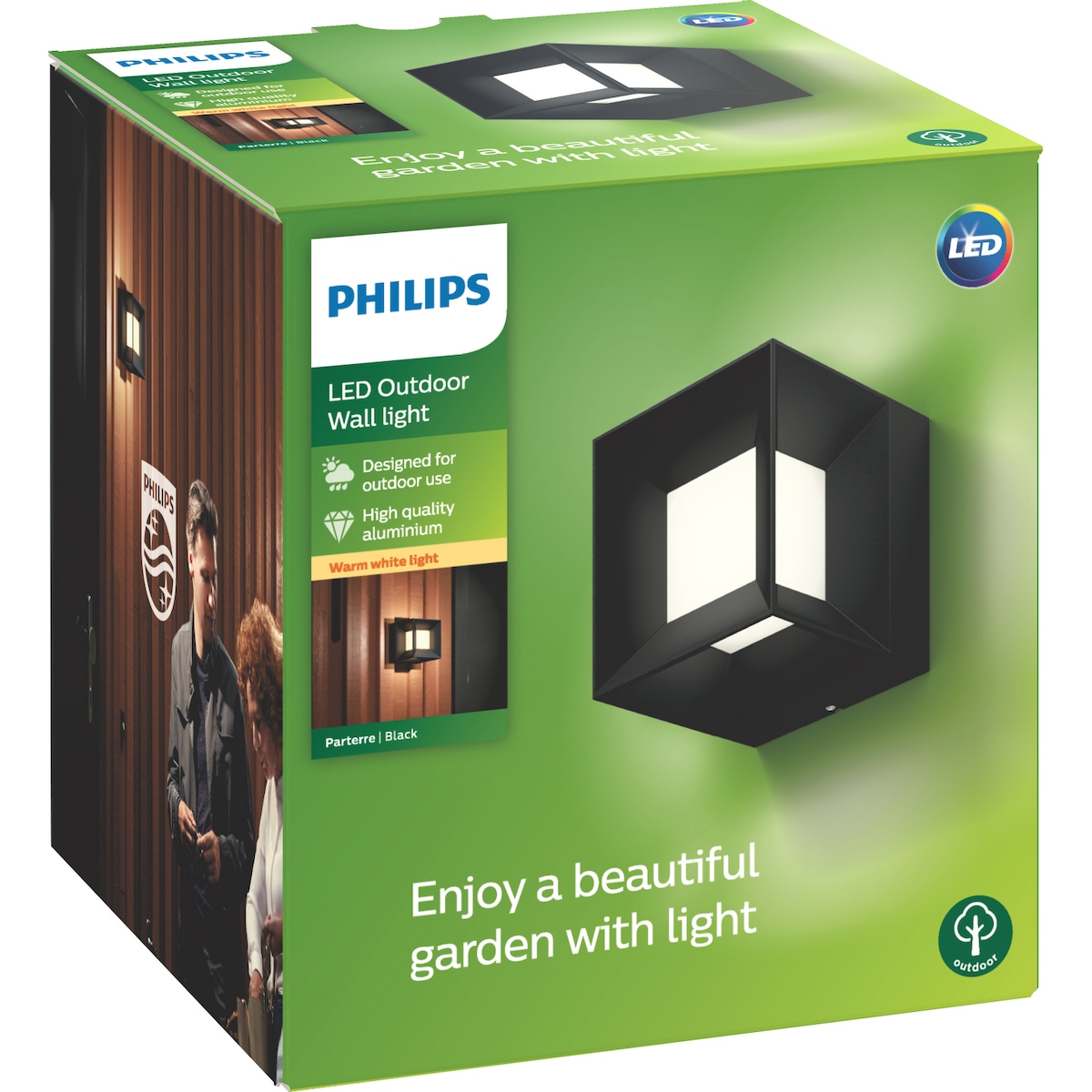 Philips Parterre vegglampe 8W