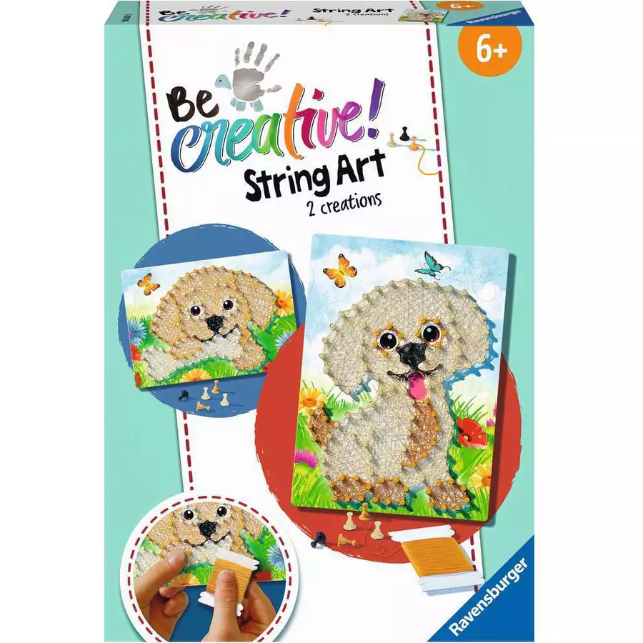 Ravensburger BeCreative String Art Dogs bunt