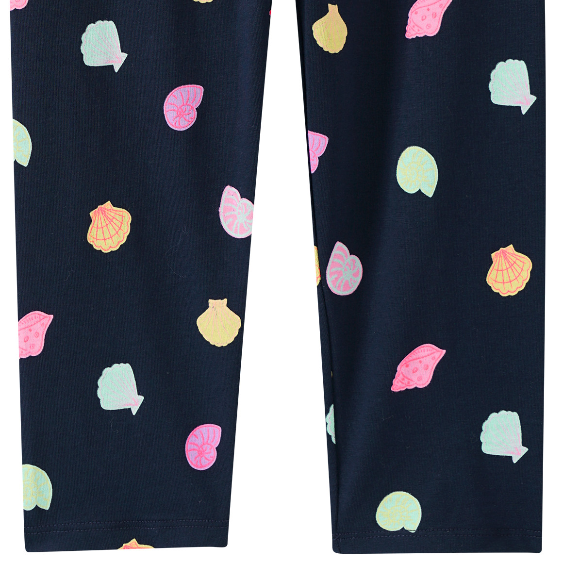 Topolino Mädchen Capri-Leggings mit Allover-Print gelb / dunkelblau