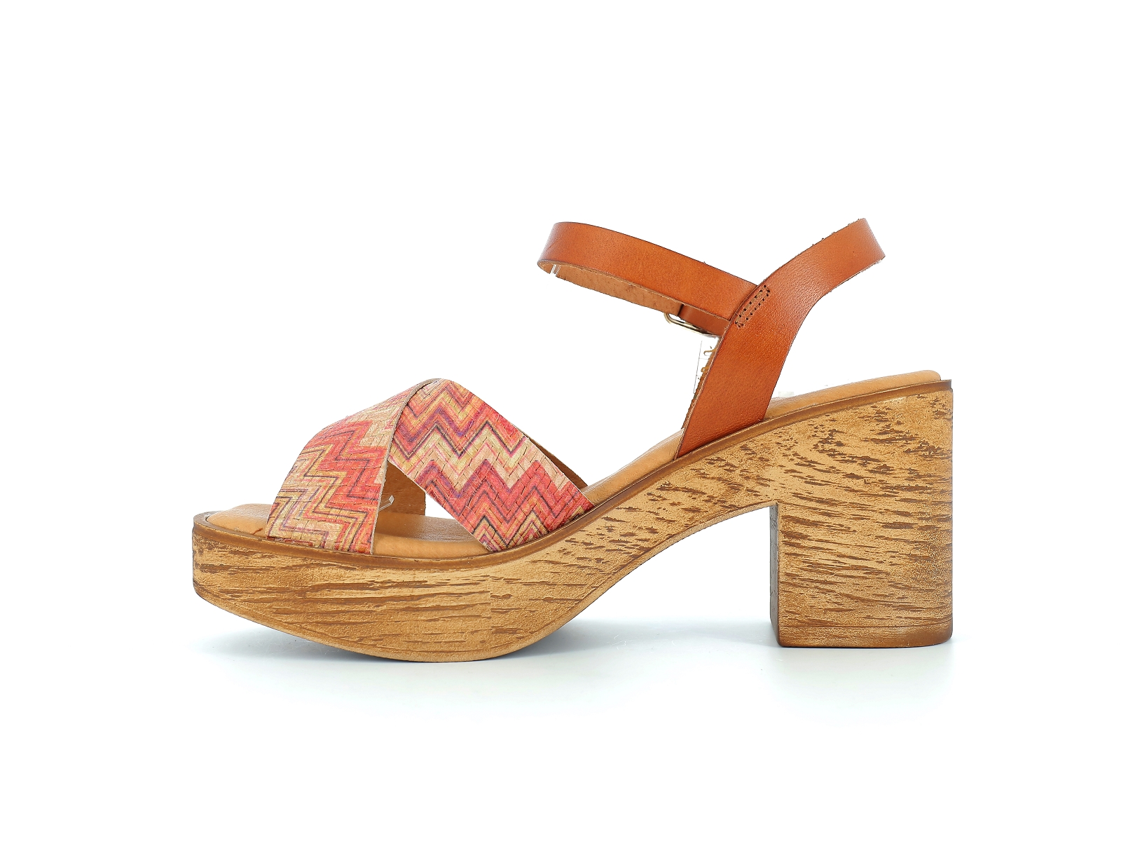 Xapi-80202 Cuir Marron-Orange