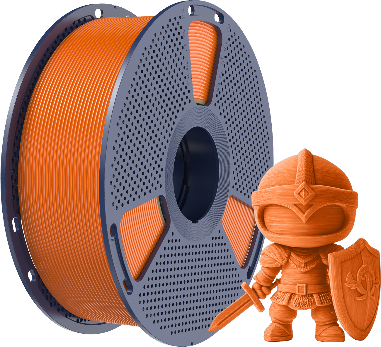 SUNLU  PLA+ Sunny Orange, 1,75 mm / 1000 g    Modifiziertes PLA Filament mit hoher Zähigkeit