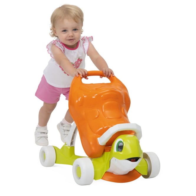 Chicco - Walk & Ride Turtle - 2 in 1 - Lauflernwagen und Rutscher