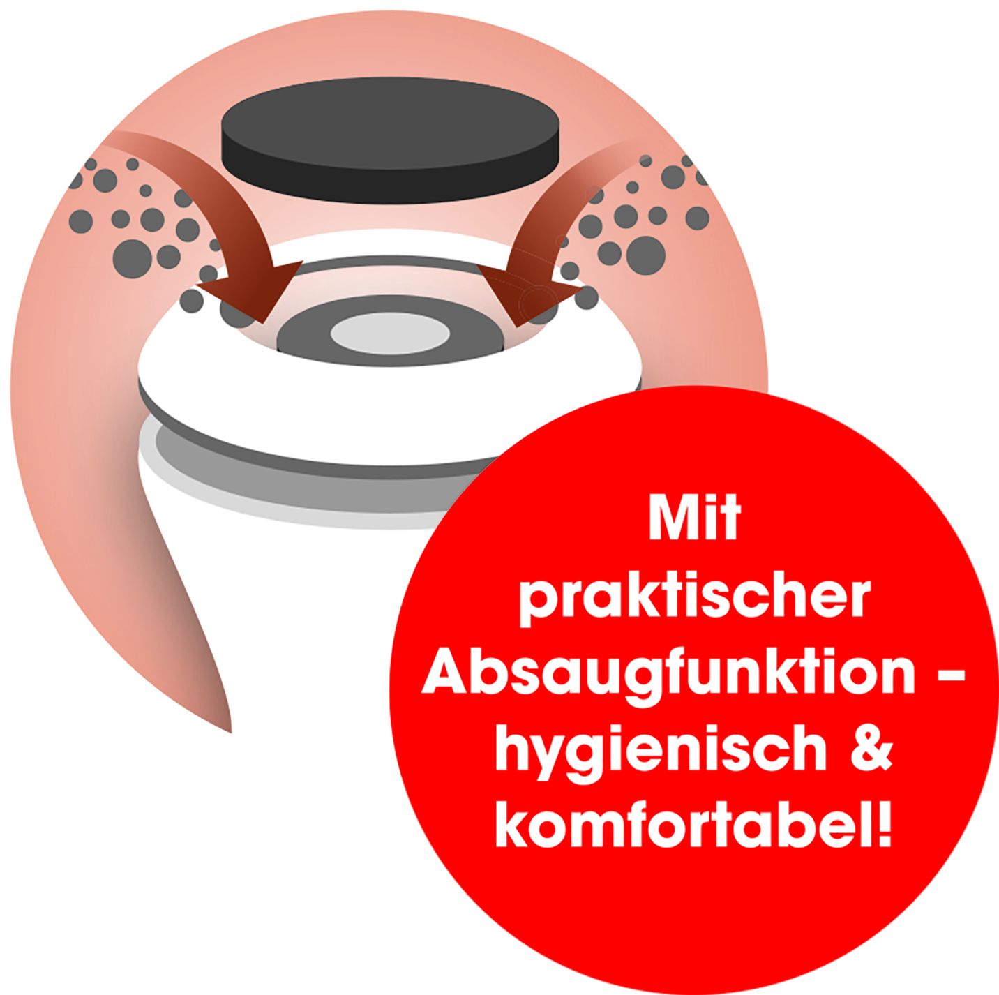 VITALmaxx Hornhautentferner mit Saugfunktion