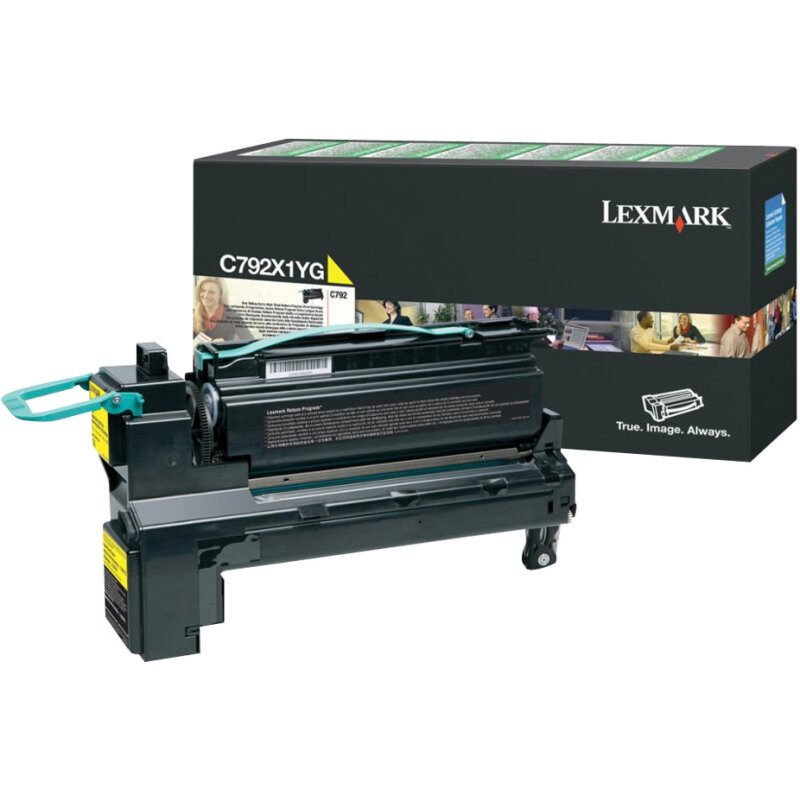 Lexmark C792X1YG Cartouche de toner 1 pièce(s) Original Jaune