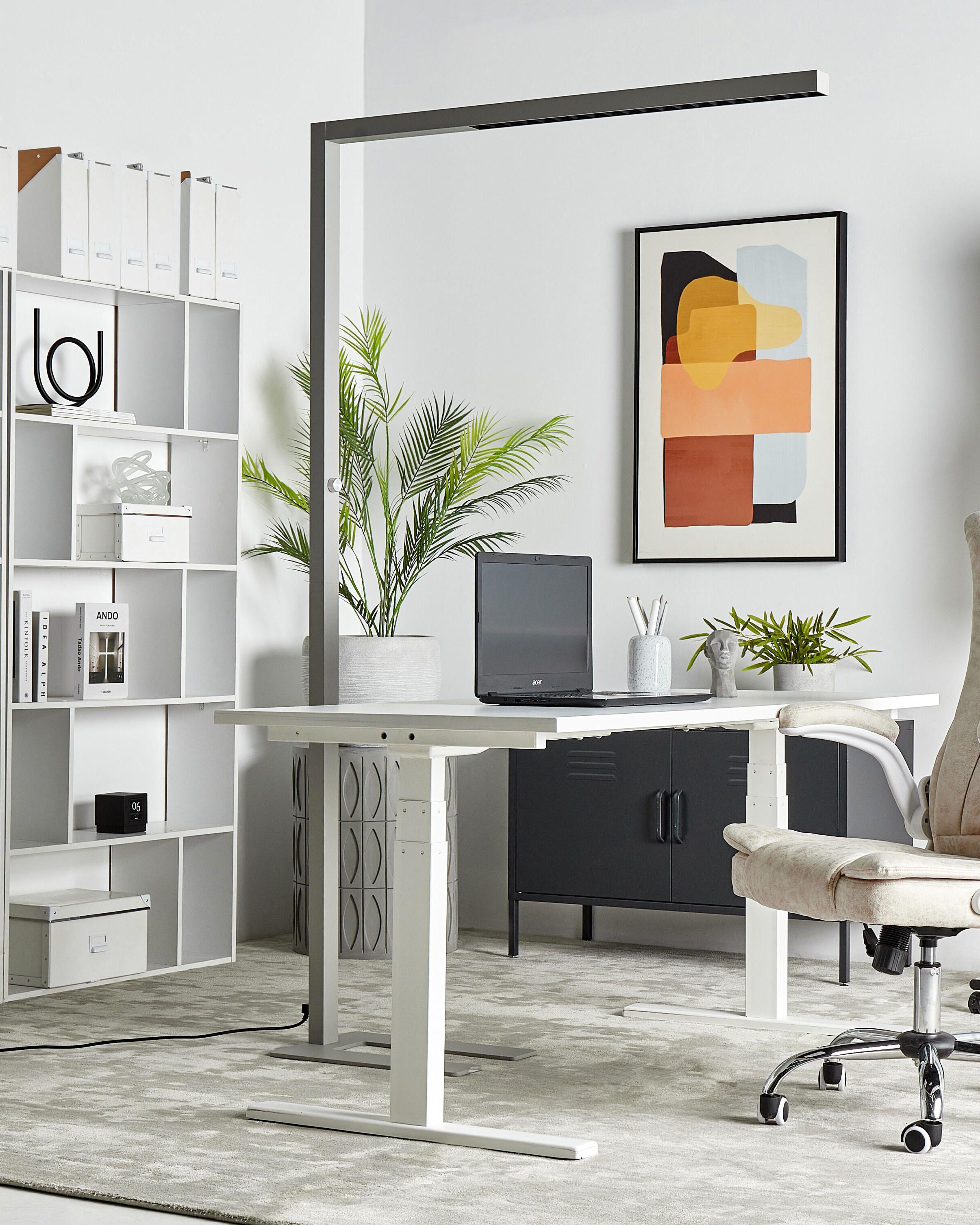 LED staande lamp SAGITTA met dimmer Metaal Zilver
