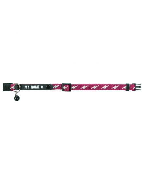 Trixie Kattenhalsband Met Adresflap My Home - Kattenhalsband - Rood