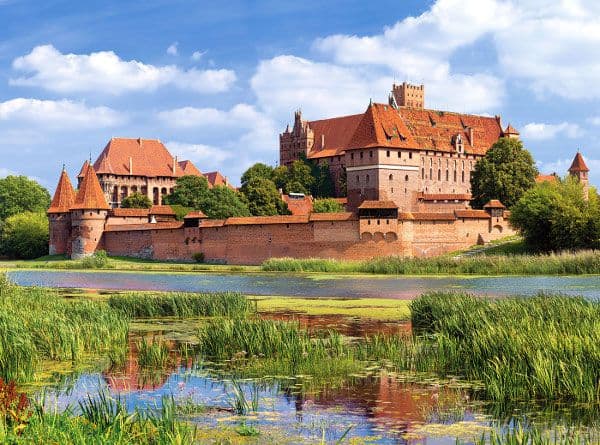 Castorland Malbork Castle, Poland 3000 pcs, 3000 stykker, Landskap, 9 år