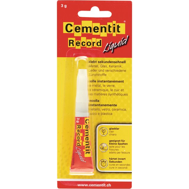 CEMENTIT Record Sekundenkleber Liquid liq Blist 3 g