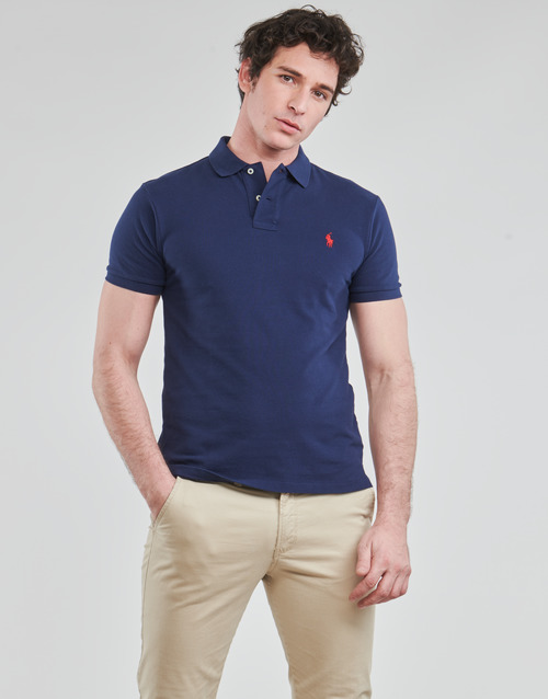 Polo Ralph Lauren - POLO AJUSTE SLIM FIT EN COTON BASIC MESH Marino