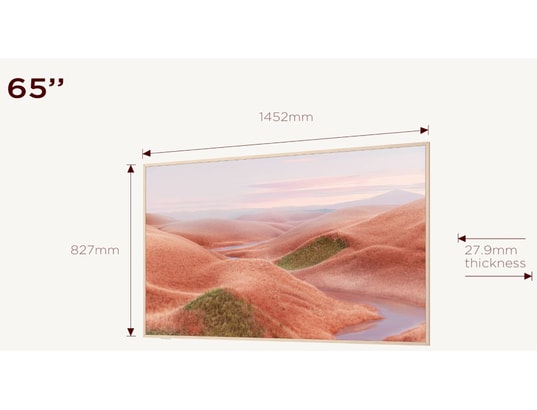 TCL - TV QLED 4K 164 cm 65A300W QLED Galerie d'art