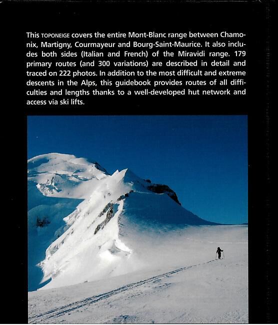 VOLOPRESS - MONT BLANC EN ANGLAIS TOPO NEIGE