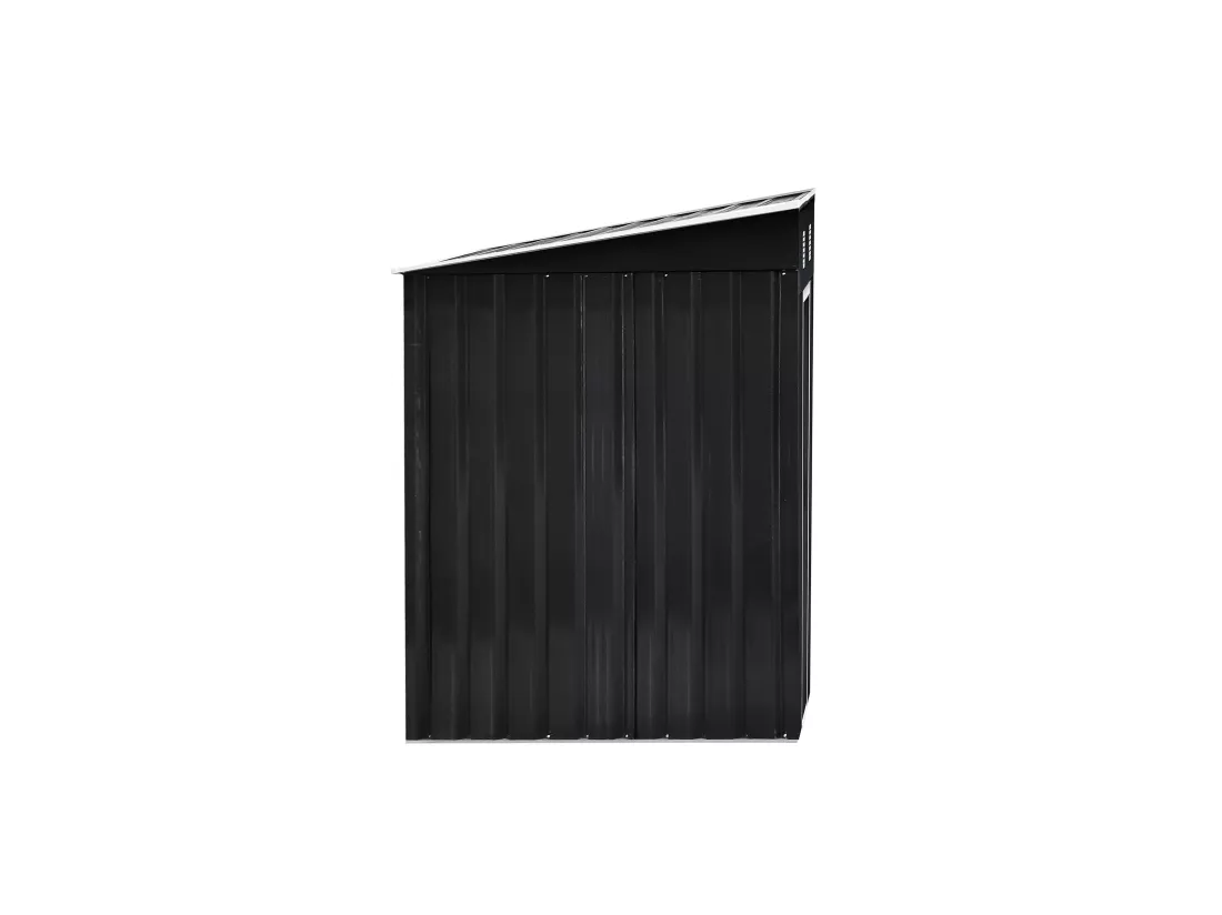 Abri de jardin métal en acier galvanisé gris 2,3 m² - MANSO