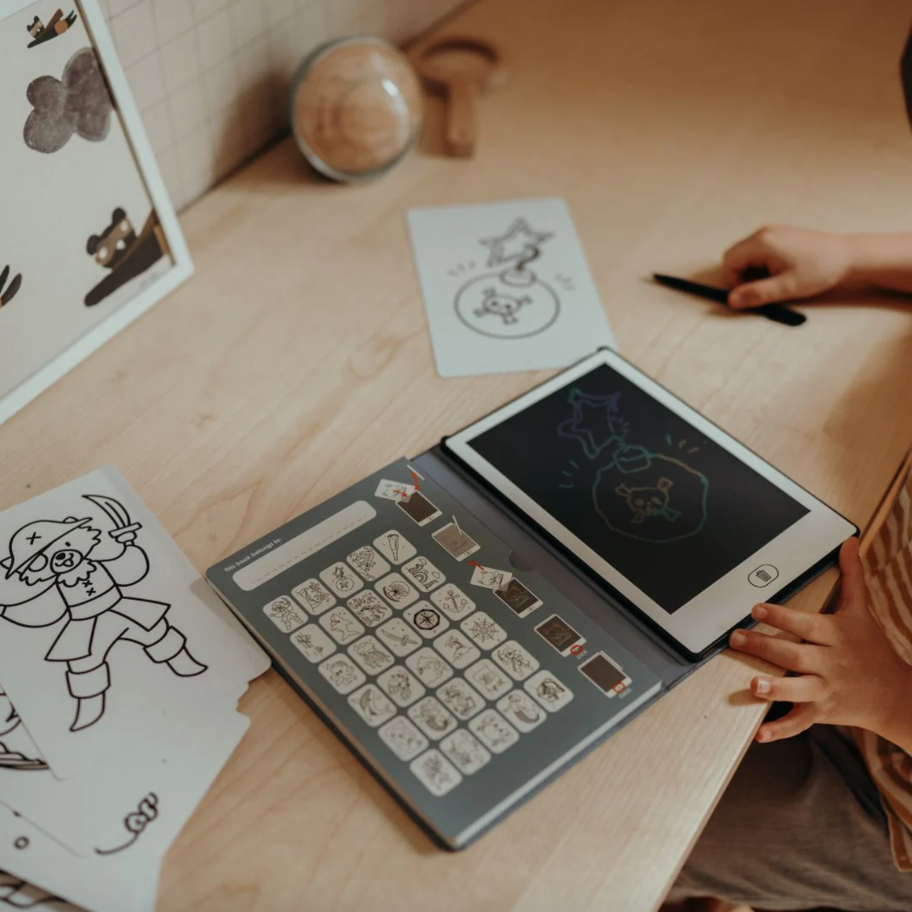 KidyWolf Kidywolf Kidydraw mini Tekenblok Oceaan en Piraten