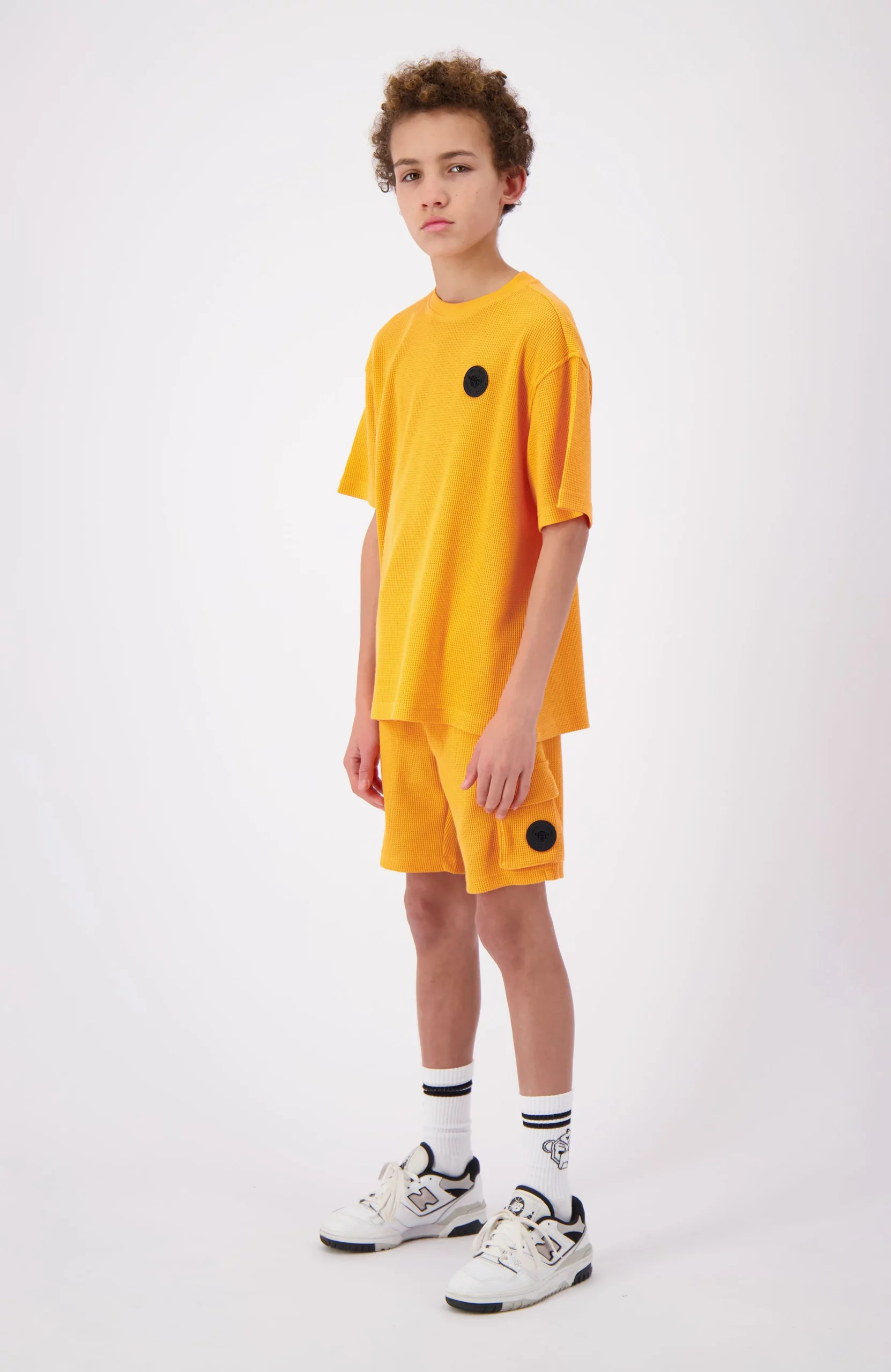 Black Bananas Waffle Zomerset Kids Oranje