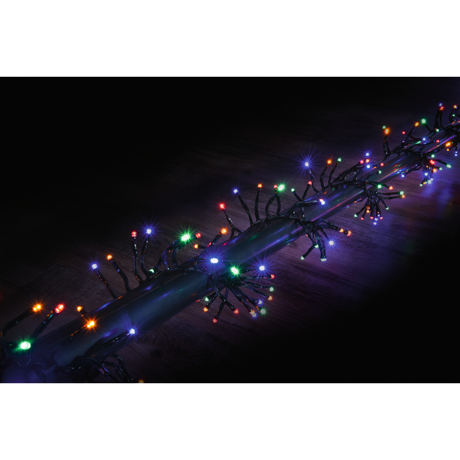 Lichterkette Cluster 800 LED multicolor, 8 m