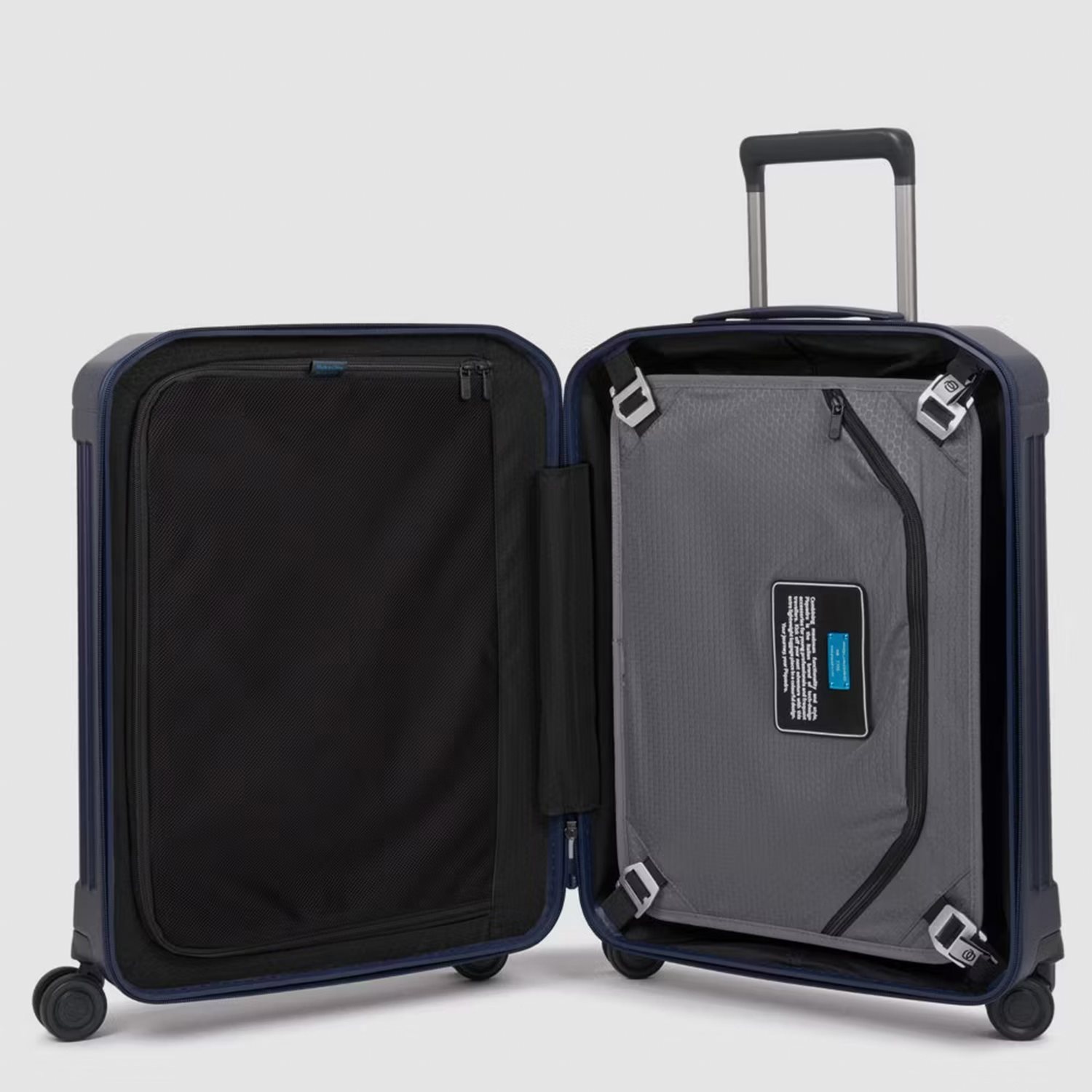 Piquadro PQ-Light Cabin Trolley 55 cobalt blue