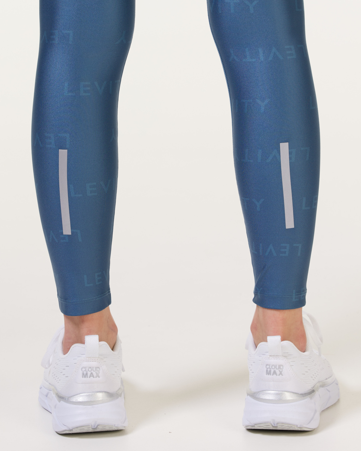 LEVITY Fast Track Print Tights Blue